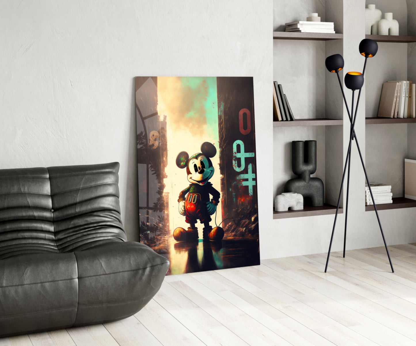 Insigneart USA Mouse the Giant Glass Wall Art || Designer Collection