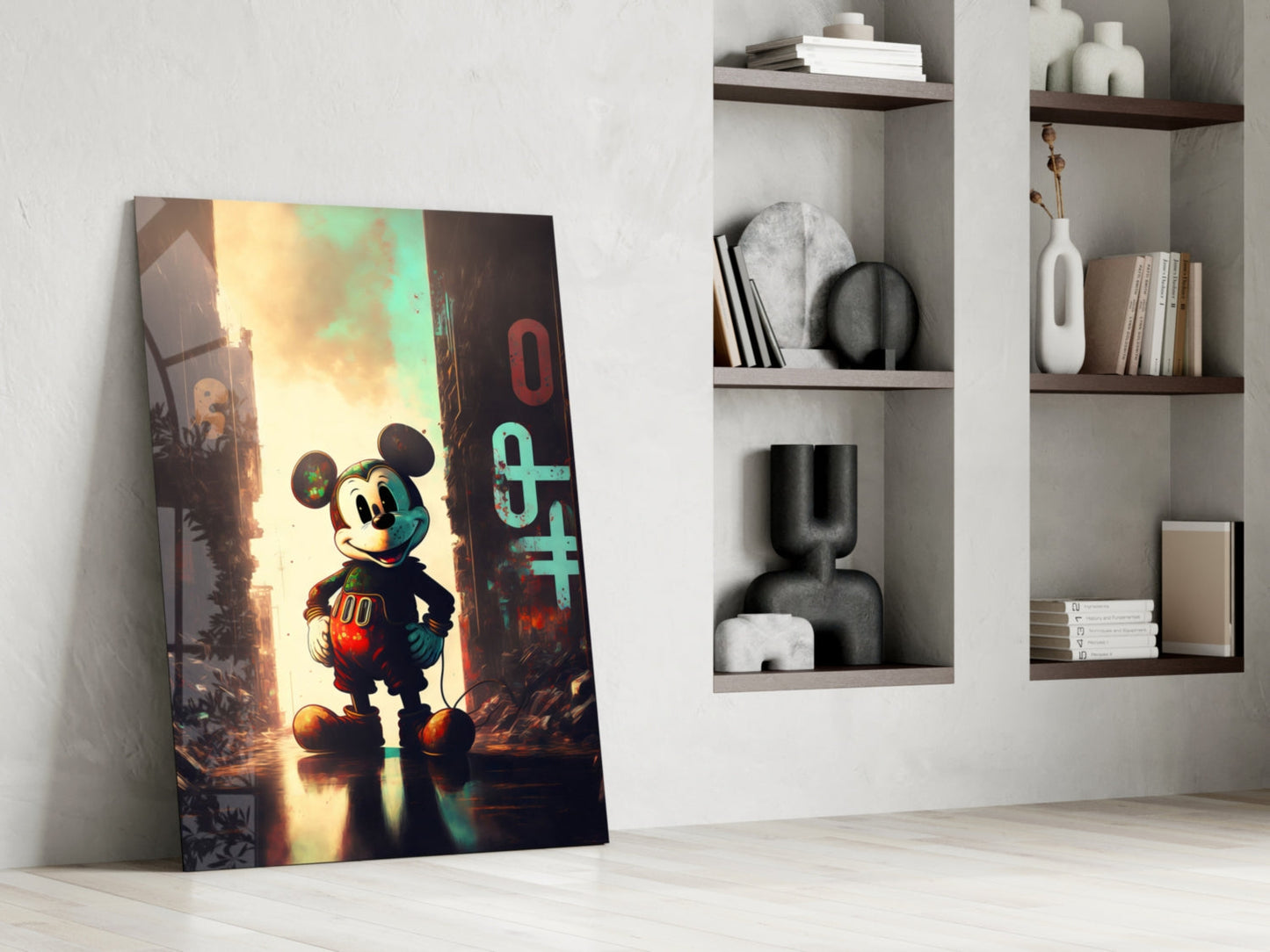 Insigneart USA Mouse the Giant Glass Wall Art || Designer Collection