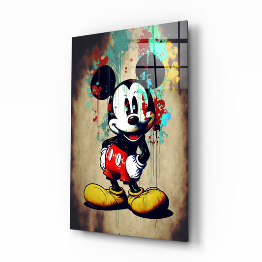 Insigneart USA Mouse the Giant Glass Wall Art || Designer Collection