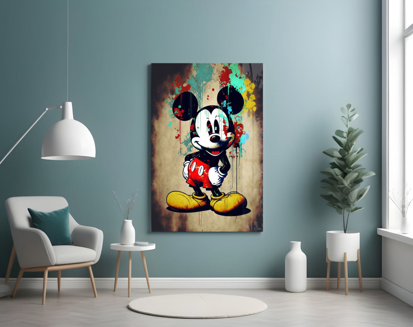 Insigneart USA Mouse the Giant Glass Wall Art || Designer Collection