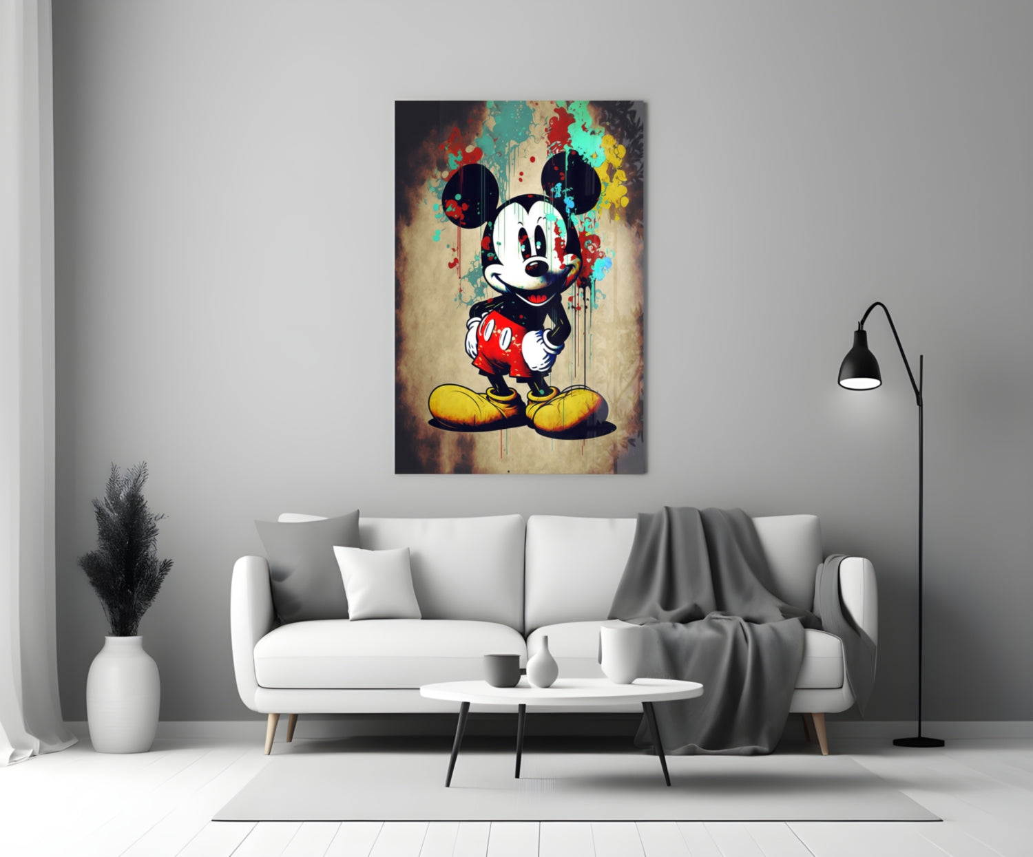 Insigneart USA Mouse the Giant Glass Wall Art || Designer Collection