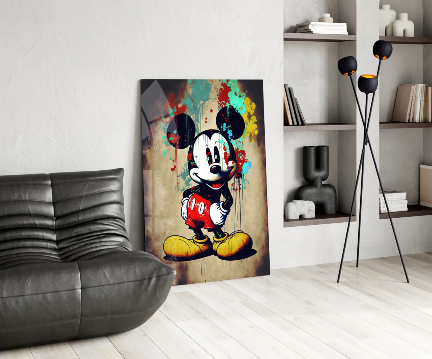 Insigneart USA Mouse the Giant Glass Wall Art || Designer Collection