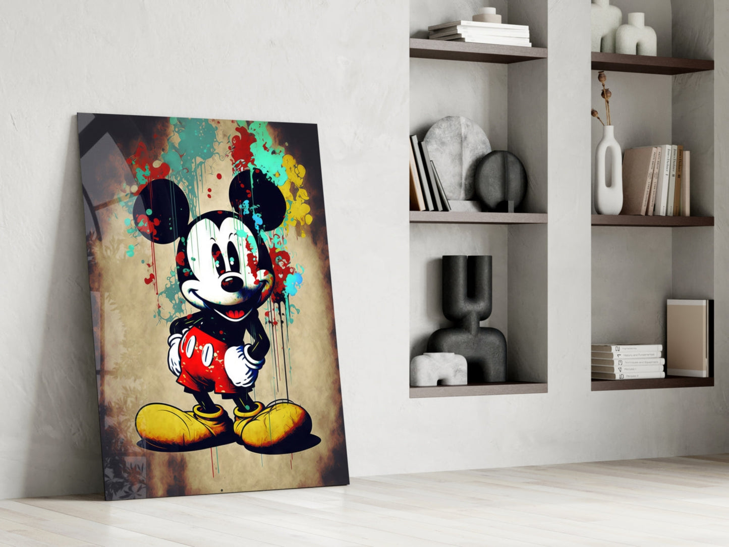 Insigneart USA Mouse the Giant Glass Wall Art || Designer Collection