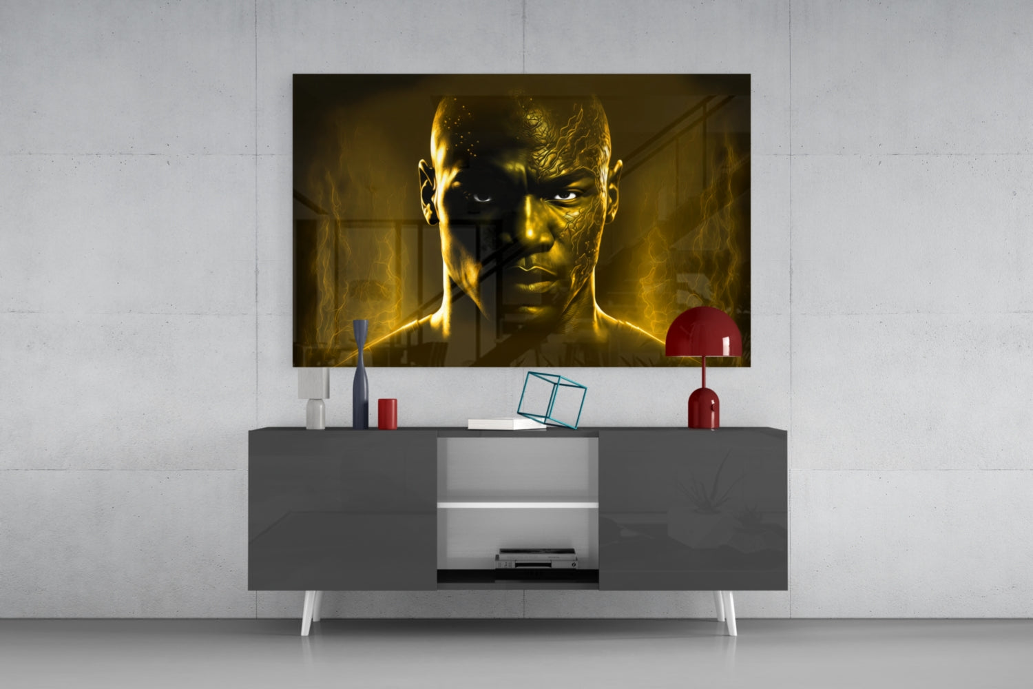Insigneart USA Iconic Michael Jordan Glass Wall Art || Designer Collection