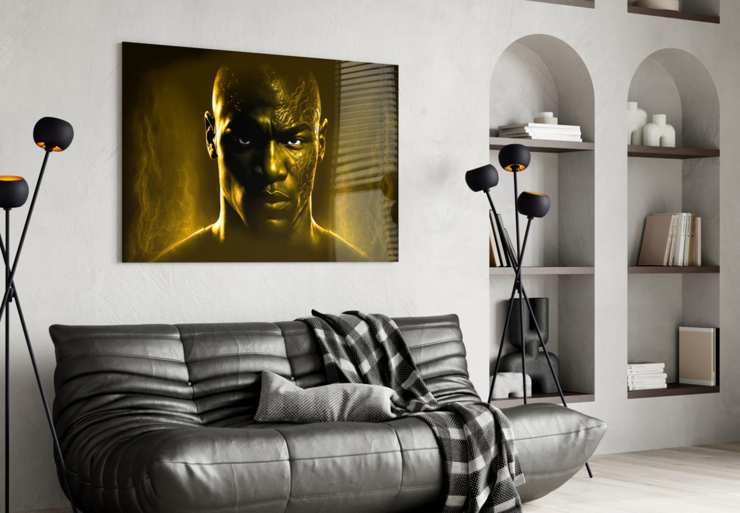 Insigneart USA Iconic Michael Jordan Glass Wall Art || Designer Collection