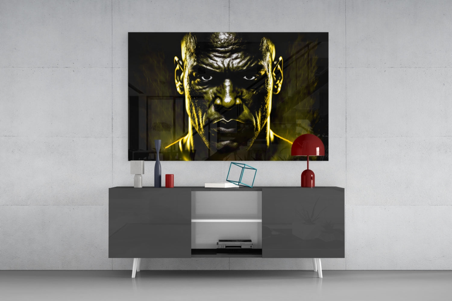 Insigneart USA Iconic Michael Jordan Glass Wall Art || Designer Collection