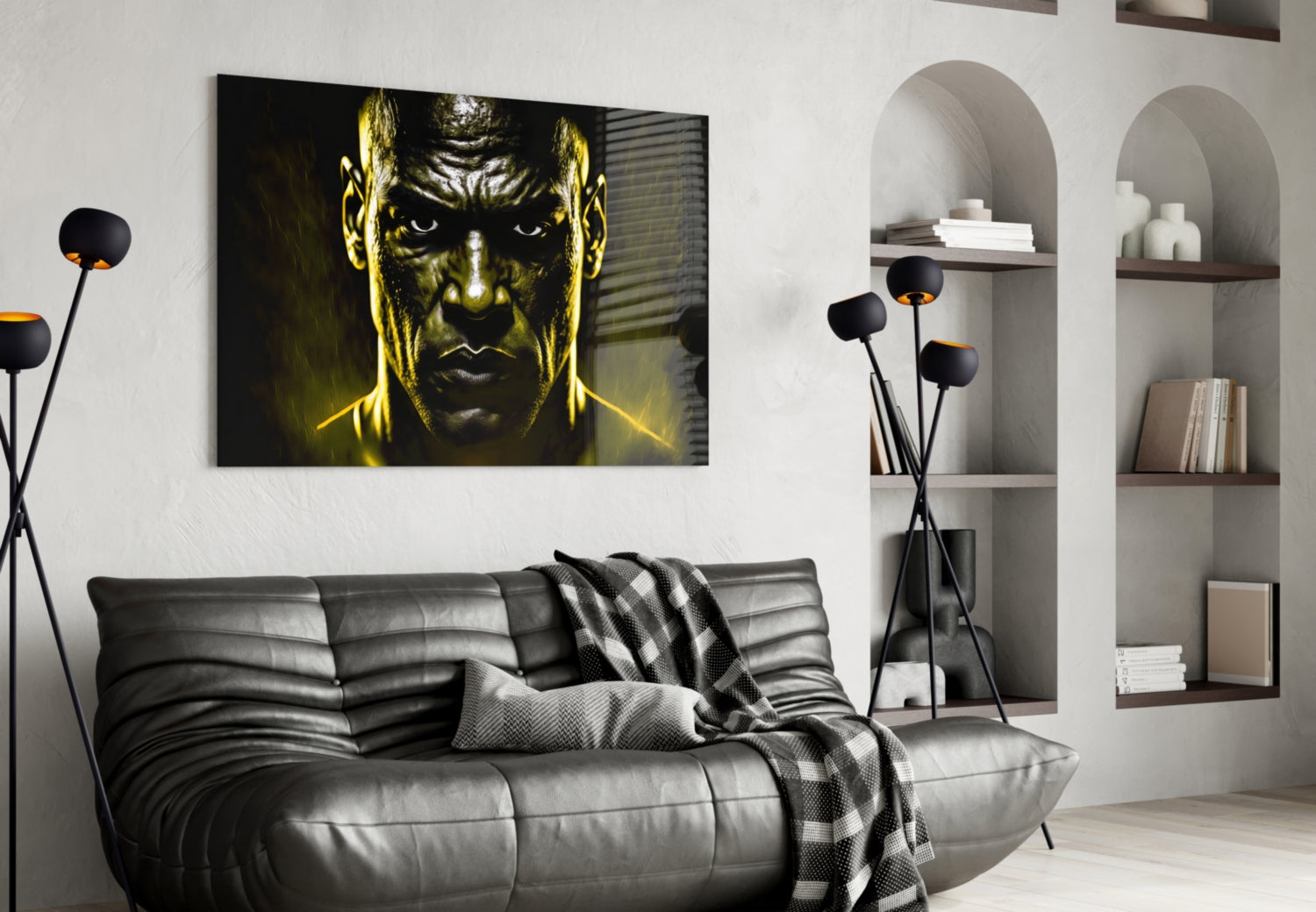 Insigneart USA Iconic Michael Jordan Glass Wall Art || Designer Collection