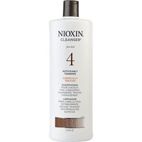 NIOXIN by Nioxin SYSTEM 4 CLEANSER FOR FINE CHEMICALLY ENHANCED NOTICEABLY THINNING HAIR COLOR SAFE 33.8 OZ (PACKAGING MAY VARY) EasyOptionXY LLC