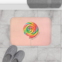 Lollipop Sweetness of Life Message Bath Mat EasyOptionXY LLC
