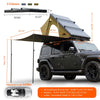 Explorer Plus Rooftop Tent Hardshell with Side Awning, Air Conditioner Outlet with Bracket, Luggage Racks&Replaceable Netting Rain Curtain, Truck Bed Tent for Camping, Pop Up SUV Roof Top Tent EasyOptionXY LLC