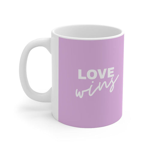 Rainbow Love Wins Mug 11oz EasyOptionXY LLC