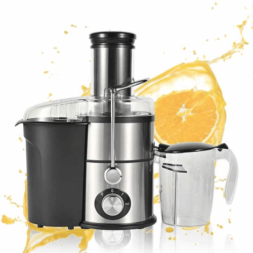 87043565 1100W household centrifugal juicer multi-function electric juicer 2.5L slag cup does not contain BPA fruit and vegetable juice, modern vertical mixing kitchen juicer, secondary mechanical EasyOptionXY LLC