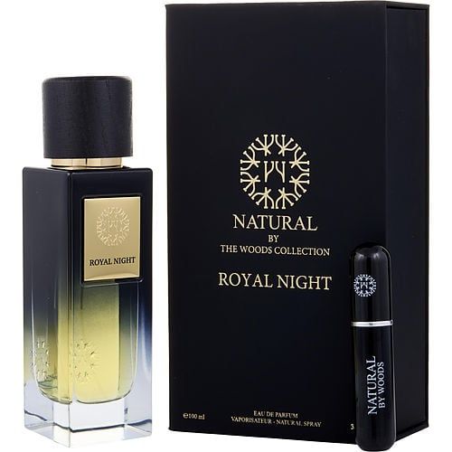 THE WOODS COLLECTION ROYAL NIGHT by The Woods Collection EAU DE PARFUM SPRAY 3.4 OZ (NATURAL COLLECTION) + RECHARGEABLE MINI EasyOptionXY LLC