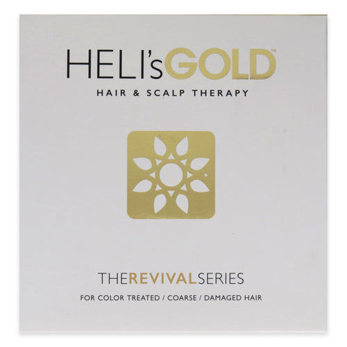 The Revival Series Travel Kit by Helis Gold for Unisex - 3 Pc 3.3oz Revitalize Shampoo, 3.3oz Restructure Masque, 1oz Crystal Cream EasyOptionXY LLC