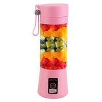 Portable Juicer Blender USB Rechargeable Juicer Cup Fruit Baby Food Mixing Machine with 6 Blades Powerful Motor EasyOptionXY LLC
