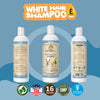 Dog Whitening Shampoo for Dogs with White Light Colored Hair Coat Fur White Haired Pets Shampoo for Itching Dry Sensitive Skin. Non Toxic Formula EasyOptionXY LLC