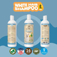Dog Whitening Shampoo for Dogs with White Light Colored Hair Coat Fur White Haired Pets Shampoo for Itching Dry Sensitive Skin. Non Toxic Formula EasyOptionXY LLC