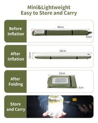 PuffyGlo Inflatable LED Tube Camping Light EasyOptionXY LLC