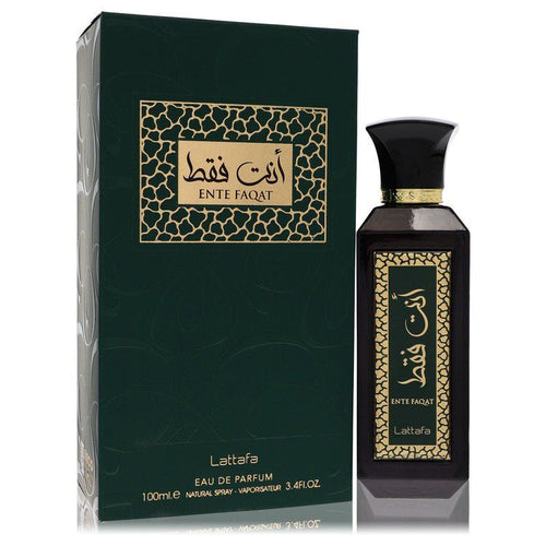 Lattafa Ente Faqat by Lattafa Eau De Parfum Spray (Unisex) EasyOptionXY LLC