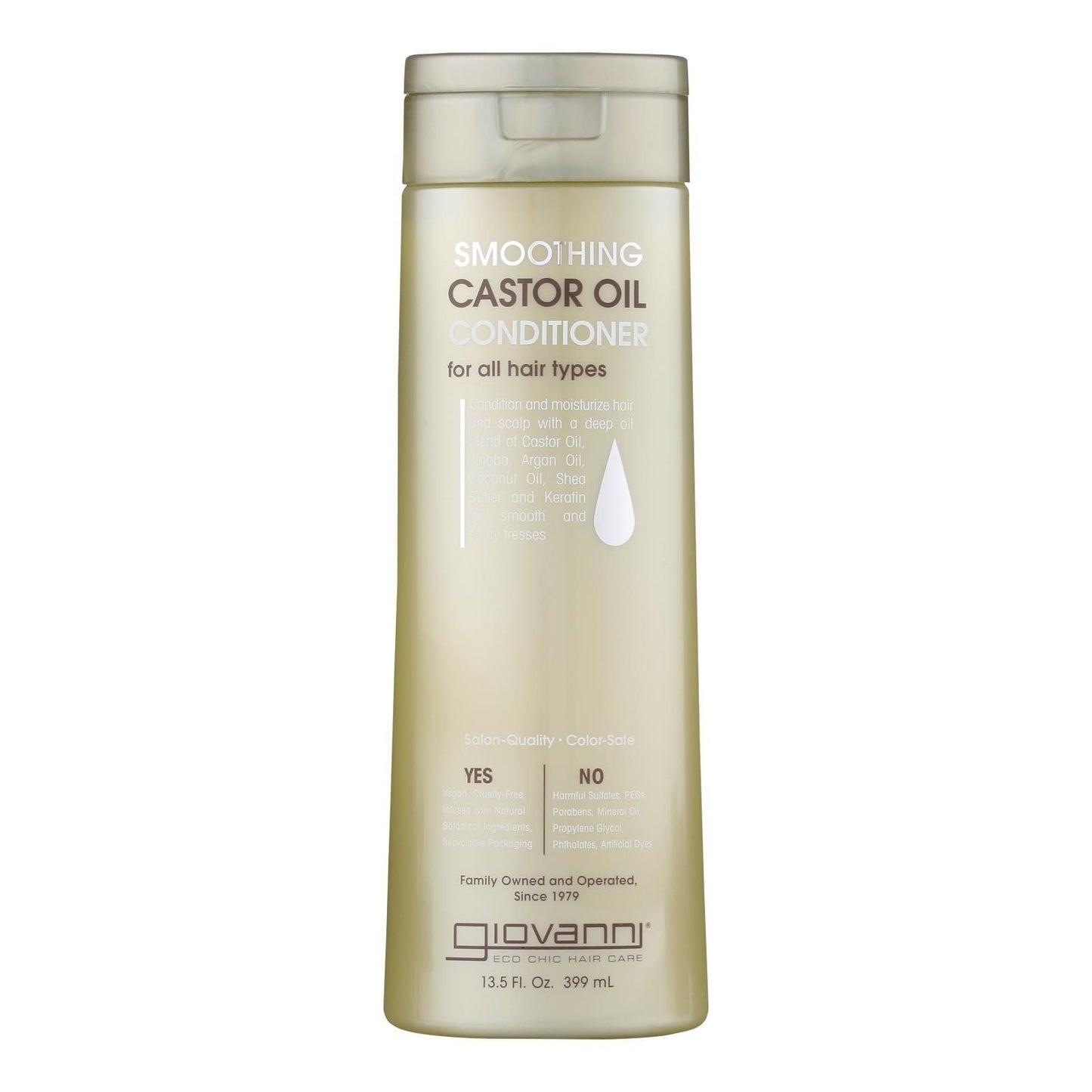 Giovanni Hair Care Products - Conditioner Caster Oil Smooth - 1 Each-13.5 Fz EasyOptionXY LLC