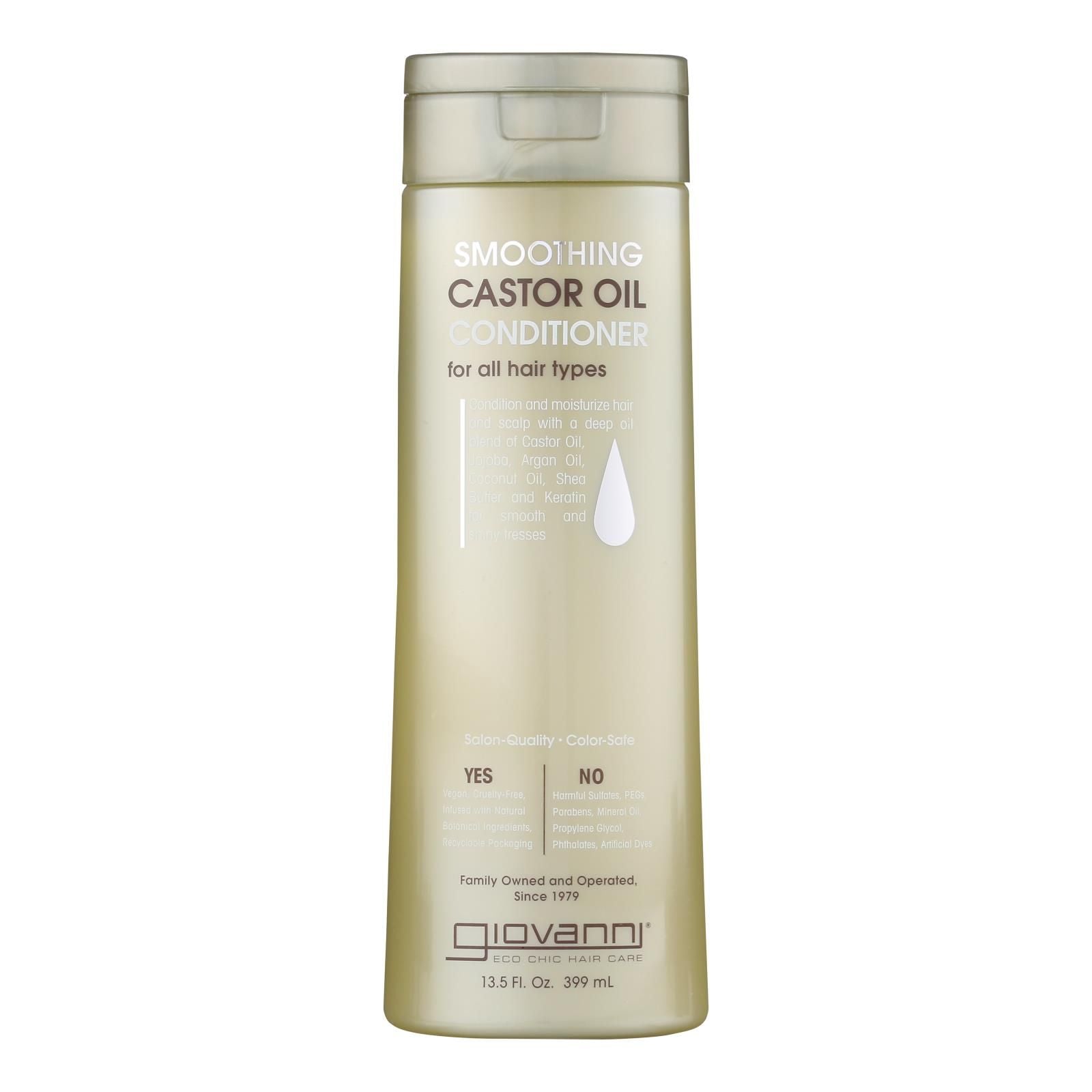 Giovanni Hair Care Products - Conditioner Caster Oil Smooth - 1 Each-13.5 Fz EasyOptionXY LLC