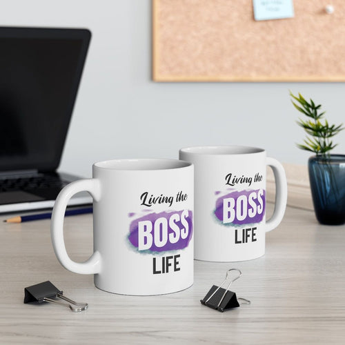 Living A Boss Life Mug EasyOptionXY LLC
