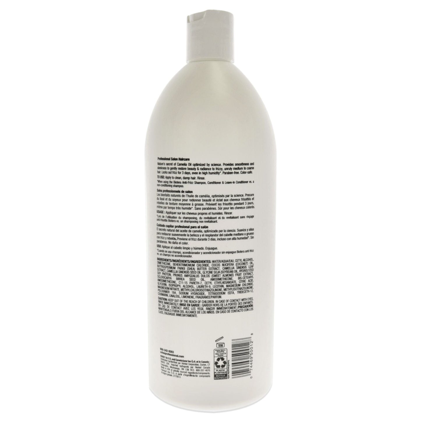 Anti Frizz Conditioner by Zotos for Unisex - 32 oz Conditioner EasyOptionXY LLC