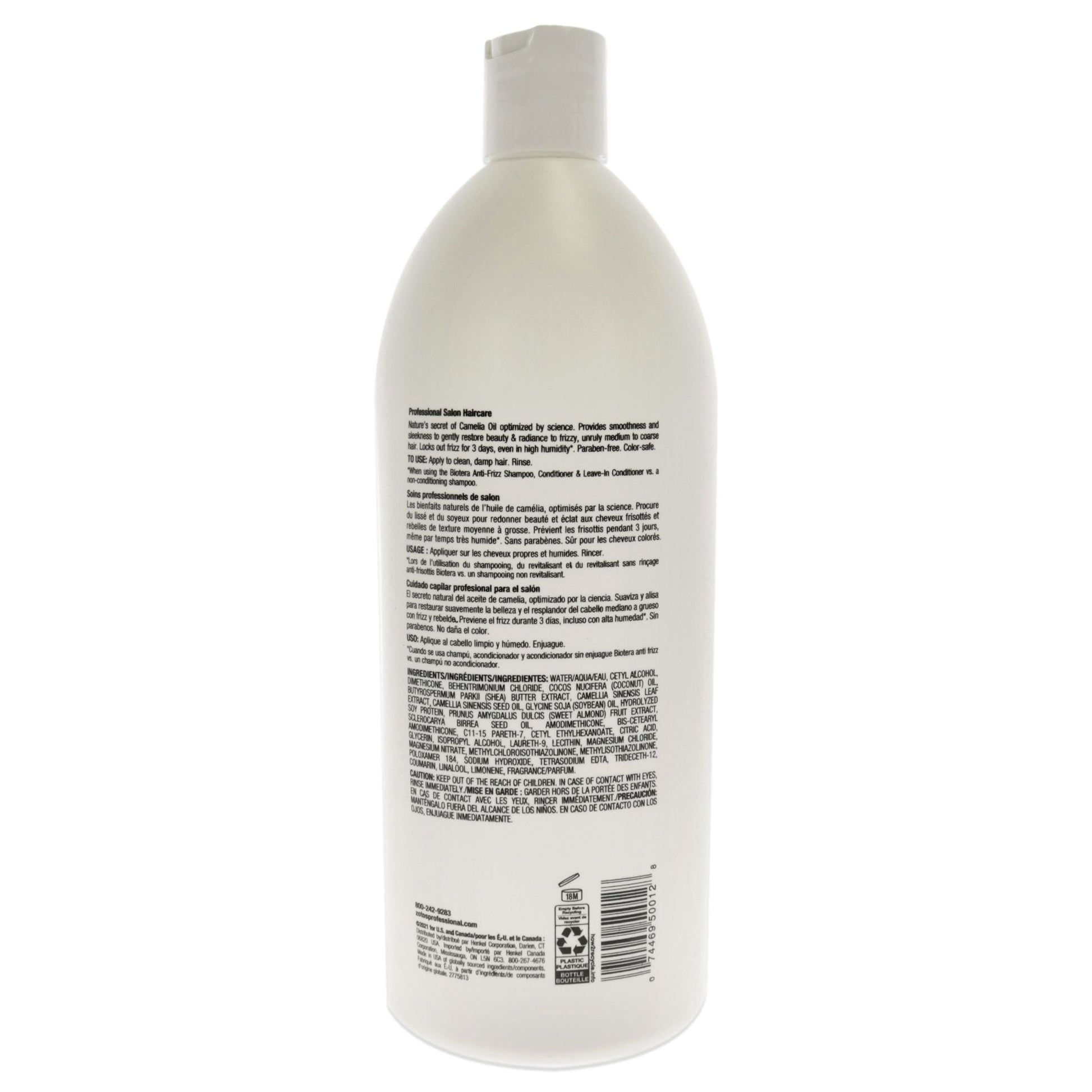 Anti Frizz Conditioner by Zotos for Unisex - 32 oz Conditioner EasyOptionXY LLC