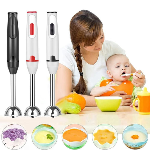 Hand Stick Handheld Immersion Blender Food Food Complementary Cooking Stick Grinder Electric Machine Vegetable Mixer EasyOptionXY LLC