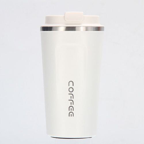 12 oz Stainless Steel Vacuum Insulated Tumbler - Coffee Travel Mug Spill Proof with Lid - T hermos Cup for Keep Hot/Ice Coffee; Tea and Beer EasyOptionXY LLC