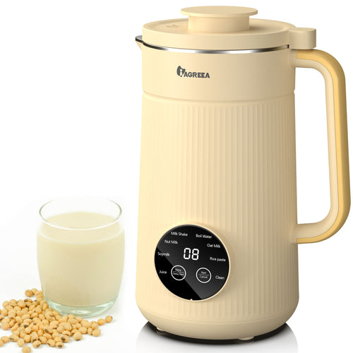 IAGREEA Nut Milk Maker, 35oz Nut/Oat/Almond/Soya/Vegan Juice Beverages Machine - Plant Based Cow Milk Machine Maker, F ood-G rade Stainless Steel Milk Blender, Self-Cleaning EasyOptionXY LLC