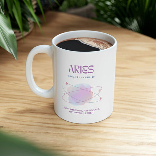 Aries Astrology Traits Mug EasyOptionXY LLC