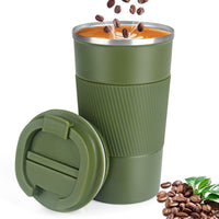 1pc; Stainless Steel Vacuum Insulated Tumbler; Coffee Travel Mug Spill Proof With Lid; T hermos Cup For Keep Hot/Ice Coffee; Tea And Beer EasyOptionXY LLC