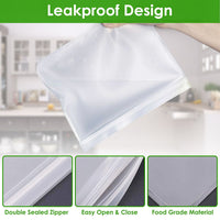 20Pcs Reusable Food Storage Bags 5 Sandwich Snack Gallon Quart Bag Leakproof B PA F ree Food Container Freezer Safe Lunch Bag EasyOptionXY LLC