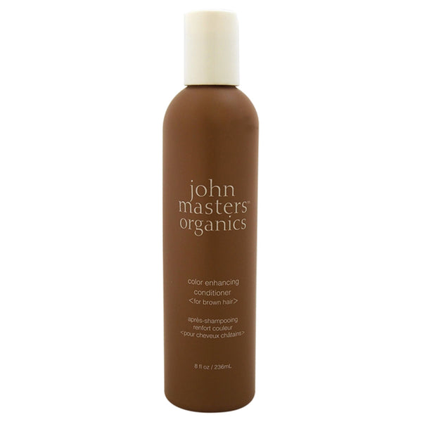 Color Enhancing Conditioner - Brown by John Masters Organics for Unisex - 8 oz Conditioner EasyOptionXY LLC