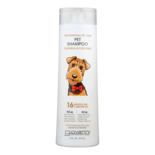 Giovanni Hair Care Products - Pet Shampoo Oatmeal & Coconut - 1 Each-16 Fz EasyOptionXY LLC
