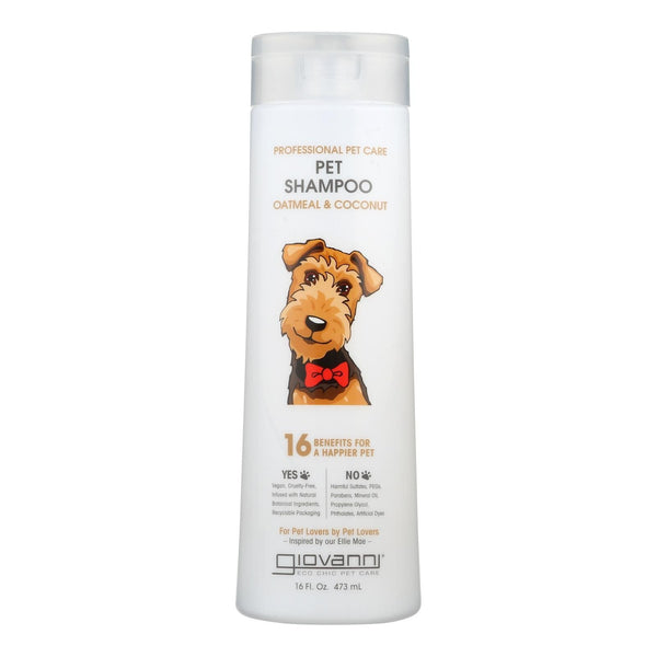 Giovanni Hair Care Products - Pet Shampoo Oatmeal & Coconut - 1 Each-16 Fz EasyOptionXY LLC