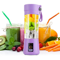 Portable Juicer Blender USB Rechargeable Juicer Cup Fruit Baby Food Mixing Machine with 6 Blades Powerful Motor EasyOptionXY LLC