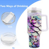 1pc 40oz Water Bottles,5D Little Turtle Series Tumbler,Large Capacity Stainless Steel Tumbler Insulation Cup With Lid And Straw For Women,Camping,Driving,skiing,Thermocoolers.Best Gift EasyOptionXY LLC