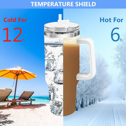 1pc 40oz Water Bottles,5D Little Turtle Series Tumbler,Large Capacity Stainless Steel Tumbler Insulation Cup With Lid And Straw For Women,Camping,Driving,skiing,Thermocoolers.Best Gift EasyOptionXY LLC