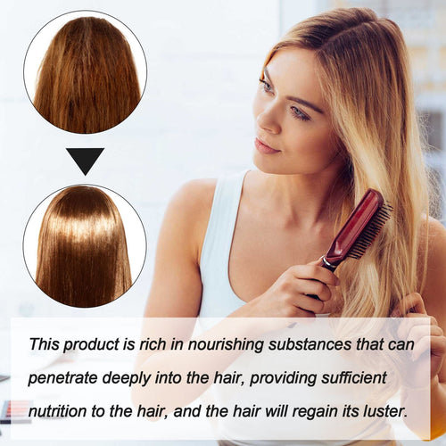 EELHOE Hair Straightening Mousse Smoothing Conditioner Smoothes Frizz And Split Ends Repairs Damaged Hair Leave-In Treatment Cream EasyOptionXY LLC
