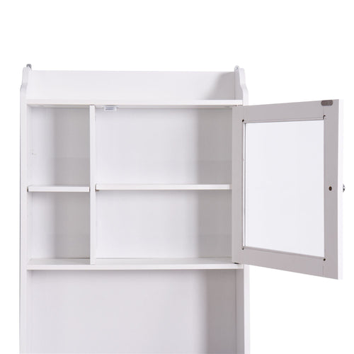 Modern Over The Toilet Space Saver Organization Wood Storage Cabinet for Home, Bathroom EasyOptionXY LLC