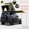 Explorer Plus Rooftop Tent Hardshell with Side Awning, Air Conditioner Outlet with Bracket, Luggage Racks&Replaceable Netting Rain Curtain, Truck Bed Tent for Camping, Pop Up SUV Roof Top Tent EasyOptionXY LLC
