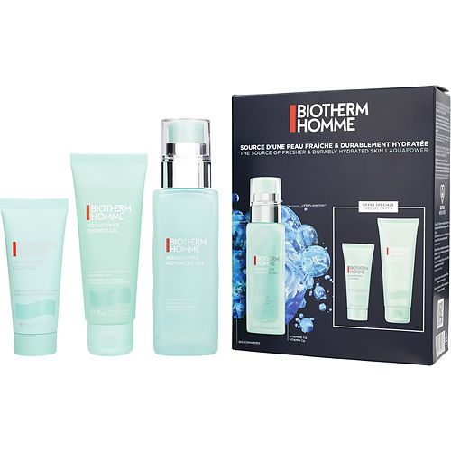 Biotherm by BIOTHERM Homme Aquapower Prestige Set: Aquapower Shower Gel 75ml + Aquapower Advanced Gel 75ml + Aquapower Cleanser 40ml --3pcs EasyOptionXY LLC