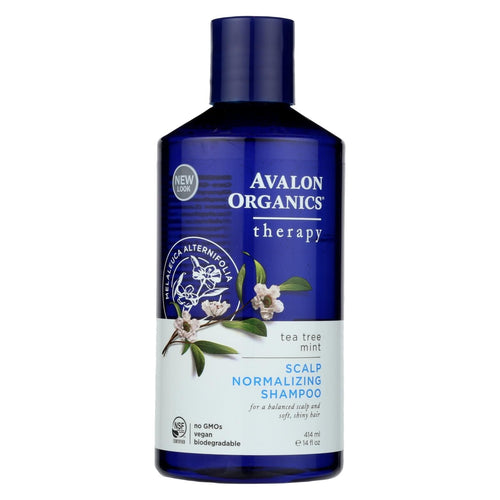 Avalon Organics Scalp Normalizing Shampoo Tea Tree Mint Therapy - 14 Fl Oz EasyOptionXY LLC