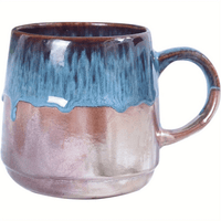 Large Ceramic Coffee Mug, 21 Oz, Gilt Blue Big Tea Cup for Office and Home, Dishwasher and Microwave Safe… EasyOptionXY LLC