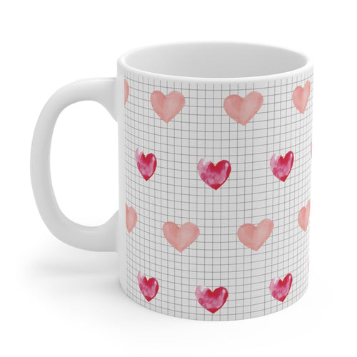 Floating Hearts Logo Mug EasyOptionXY LLC