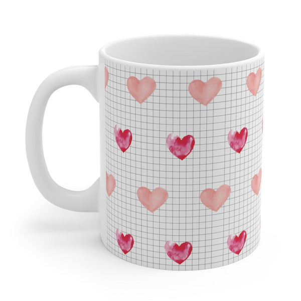 Floating Hearts Logo Mug EasyOptionXY LLC