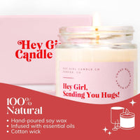 Hug in A Jar Candles Gifts for Women Thinking of You Gift Candles Sweet Fig Grapefruit 13 oz Long Lasting 60 80 Hour Burn Aromatherapy with Gift Box Mother's Day Gifts EasyOptionXY LLC