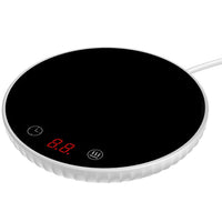 Desktop Electric Cup Warmer 8Hours Auto Off Overheating Protection Smart Timer Setting 2 Temperature Levels  Ceramic Heating Panel For Office Home EasyOptionXY LLC